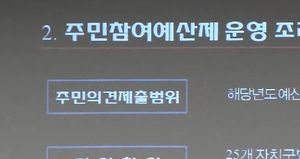 [수도권] 서울시 예산안 심의, 시민이 직접 참여