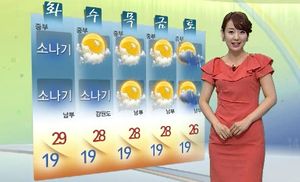 [날씨] 당분간 더위 지속&hellip;내륙 곳곳에 소나기