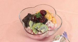 팥빙수, '홍초 음료'와 함께 즐기면 맛이 두 배
