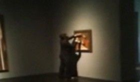 피카소 작품, 스프레이에 훼손&hellip;괴한 추적 중