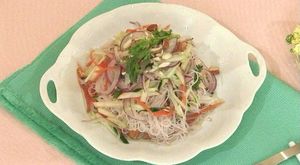 입맛 없는 날에 딱! 홍초 넣은 비빔쌀국수 만들기