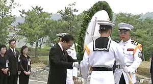 이 대통령 "대한민국 지킬 것"&hellip;제2 연평해전 기념식 참석