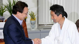 이해찬-강기갑, 야권연대 '조속 복원' 공감대