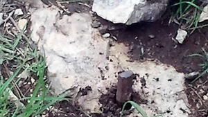 부산 금정산서 일제 쇠말뚝 10개 발견