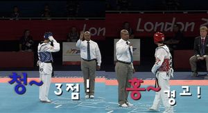 [영상] '이게 소신 판정!' 절도 있는 태권도 심판님