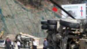 춘천서 군용트럭 사고&hellip;1명 사망, 14명 부상