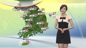 [날씨] 태풍 '덴빈', 많은 비 예상 &hellip;29일 무더위