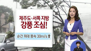 [날씨] 태풍 '덴빈', "나무 뽑힐만한 강풍" 몰고 온다