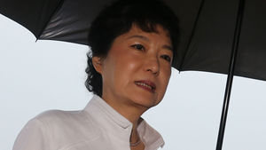 박근혜, 충남 논산 태풍 피해지역 방문