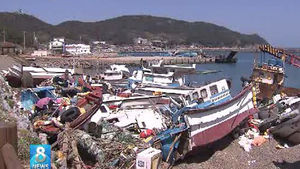 '8일째 고립' 벗어난 추자도, 곳곳 참상 드러나