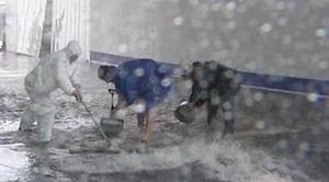 제주 마을 아수라장&hellip;만조 겹쳐 해안 침수피해