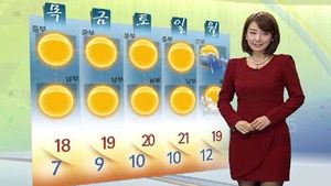 [날씨] 청명한 가을 하늘&hellip;내일은 전국 가을비