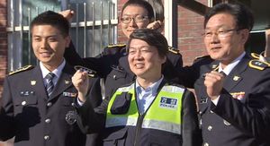 [영상] '경찰의 날'&hellip;대선후보 3인의 행보