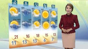 [날씨] 경기&middot;영서지방 산발적 비&hellip;낮엔 '포근'