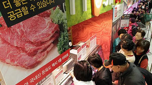 대형마트 한우데이 행사 "대박났네"