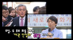[영상] 안철수-문재인, '야권 단일화' 급물살?