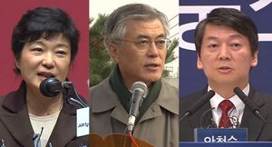 [영상] 朴 '단일화' 공격에 文-安 '경제민주화' 응수