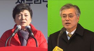 박근혜-문재인, 오늘 유세전 재개