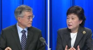 박근혜 "토론평가는 국민이" 문재인 "토론 기회 더 많아야"