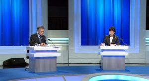 [영상] 박근혜-문재인, 1차 토론은 탐색전?