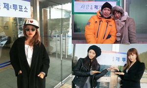 [영상] 유명인들의 투표 인증샷&middot;&middot;&middot;"여러분, 투표합시다!"