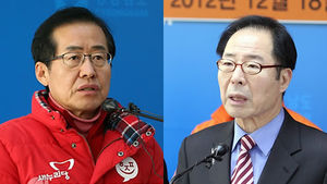 경남지사 출구조사 홍준표 60.9%, 권영길 39.1%