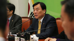 박기춘 "이한구 '날치기' 처리 선언" 비판