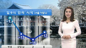 [날씨] 눈&middot;비 오전 중에 모두 그쳐&hellip;밤부터 기온 '뚝'