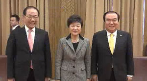 박 당선인&middot;여야 대표 "北 핵실험 중단" 촉구