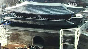 조선시대 원형 드러낸 숭례문, 복원 마무리 수순