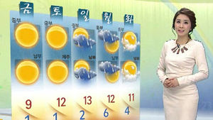 [날씨] '반짝 꽃샘추위'&hellip;옷차림 유의하세요!