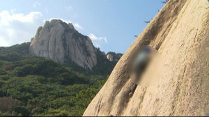 140m 암벽 추락 60대 기적의 생존