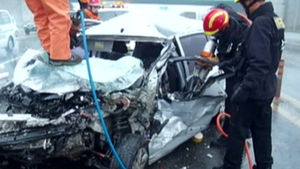 빗길에 미끄러져 '쾅'&hellip;곳곳 교통사고 잇따라