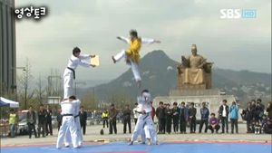 [영상토크] 광화문 발차기