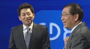 [영상] 김성준 앵커 재치에 서울시장 '쩔쩔'
