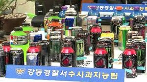 미군 부대서 판매금지 에너지드링크 불법 유통