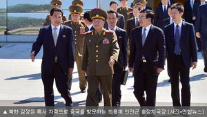 최룡해, 군복 차림으로 방중&hellip;위상 과시?