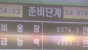 더위 비상&hellip;원전 중단 사태 이후 첫 전력 경보