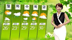 [날씨] 16일 더위 이어져&hellip;다음 주 장마 시작
