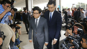 '비자금 의혹' 이재현 CJ그룹 회장 검찰 출석