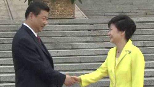 박근혜 시진핑 캡쳐