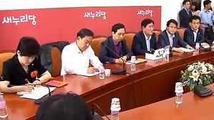 황우여 대표, NLL 수호 여야 공동 선언문 제안