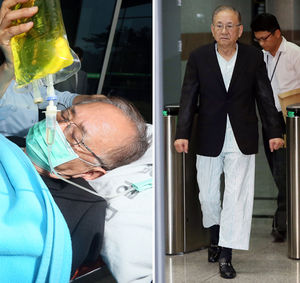 [핫포토] 김하주, 출석은 누워서 나올 땐 걸어서?