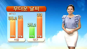 [날씨] 서울 한낮 31도&hellip;장마전선 내일 북상