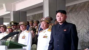 北, 정전 60주년 대규모 열병식&hellip;무인타격기도 선보여
