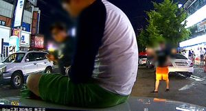 [영상] 경적 울렸더니 조폭들이 '우르르'