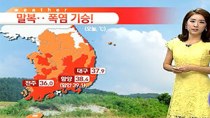 [날씨] 말복 '폭염 절정'&hellip;오늘 밤 곳곳 열대야