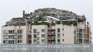 中의사, 26층 아파트 옥상에 대형 '공중 별장'