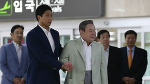 이건희 회장 42일 만에 출근