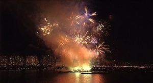 [영상] 밤하늘 수놓은 화려한 불꽃축제&hellip;'장관'